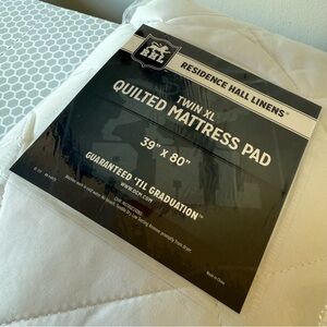 Twin XL Quilted Mattress Pad - White